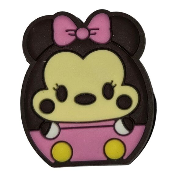 🌟6/$20 Disney Shoe Charms For Crocs Rubber Shoe Jewelry Minnie Mouse Tsum Tsum - Picture 1 of 4